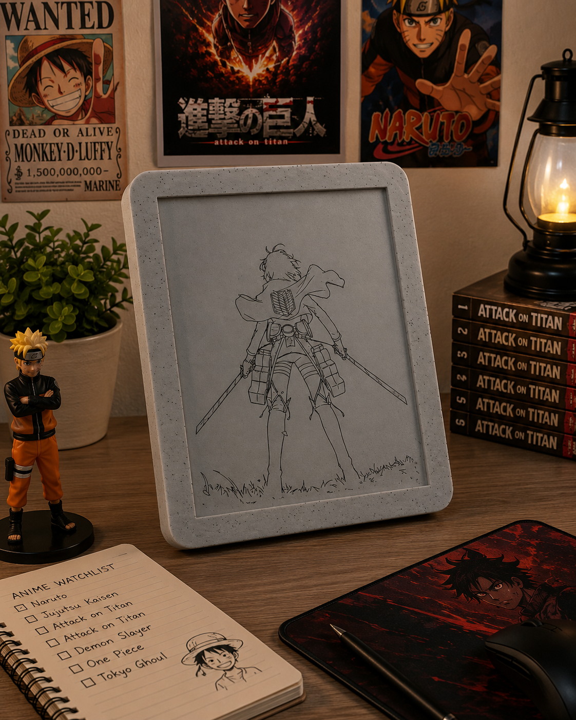Attack on titan 4d portrait